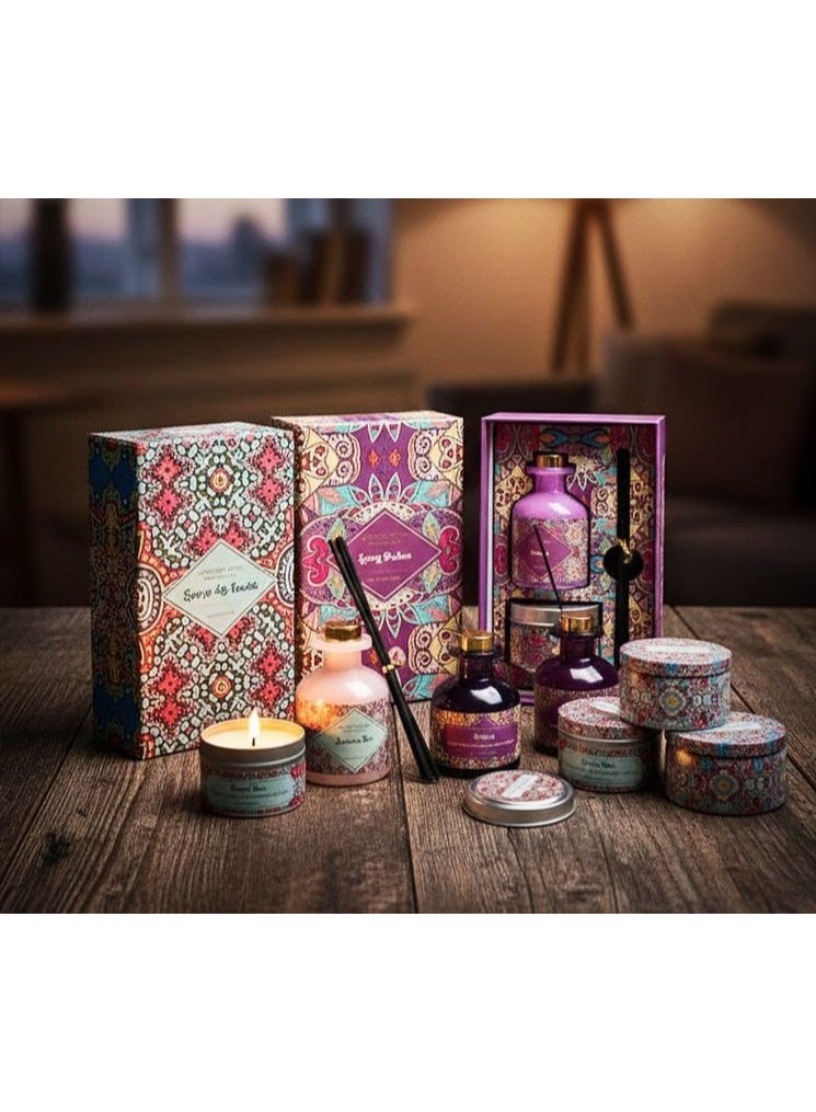 طقم شمعة ومعطر فواحة فاكيوم عدد 2 قطعة شمعة كوب فاكيوم  كاسة شموع معطّرة بروائح فاخرة بتنعش المكان وبتغيّر الجو - Image 2